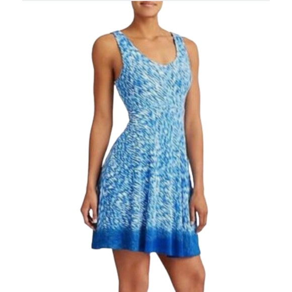 Athleta Dresses & Skirts - Athleta Reef Print Women's Dreaming Dress Blue And White Size Medium